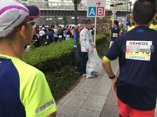 横浜マラソンのごみ処理