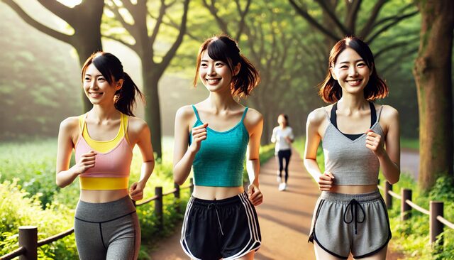 高強度と低強度を組み合わせる1週間のメニュー例