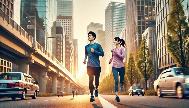 ランニングとイケメンのイメージ戦略