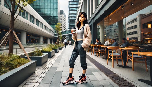 ニューバランスのランニングシューズを普段履き