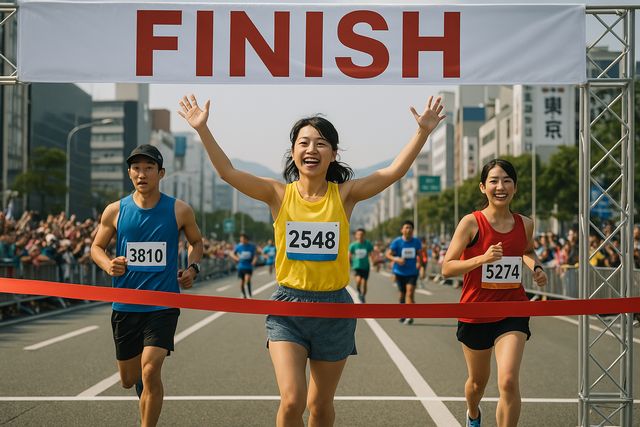神戸マラソンの難易度や完走率を総括
