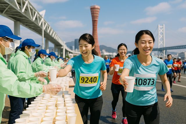 神戸マラソンの荷物預かり