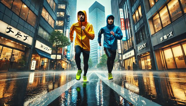 100均で手に入るランニング用カッパの活用法