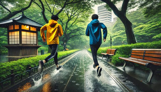 ノースフェイスのランニング用レインウェアの魅力