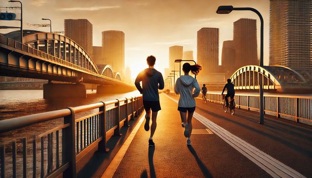 ランニング15分での歩数