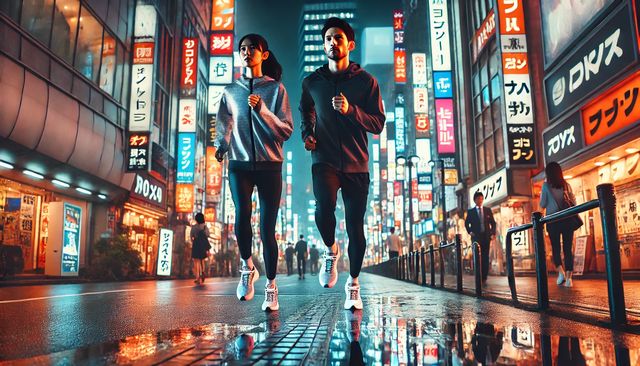 アシックスのスニーカーはランニング向き