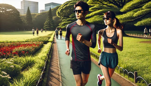 ナイキのランニングサングラスとの違い
