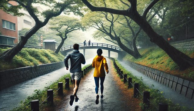 雨の日のランニングシューズ選びのポイント