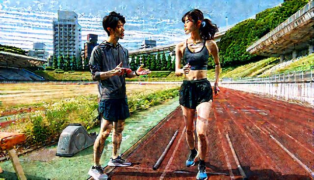正しいフォームの着地は膝下垂直で