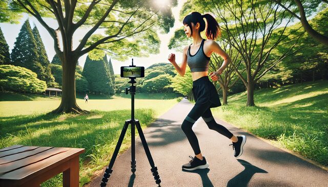 ランニングフォーム連続写真を使った改善トレーニング