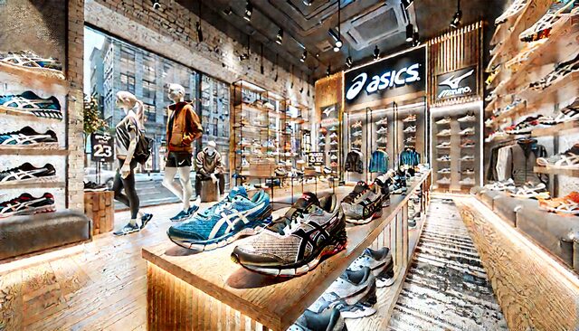 アシックスとミズノの売上差と国内市場の関係