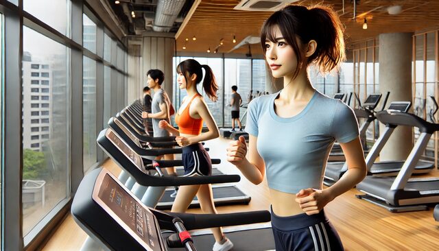 トレッドミルで傾斜15の速度設定での注意点