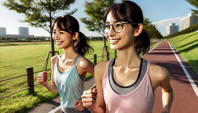 ランニングにJINSメガネ選びのポイント