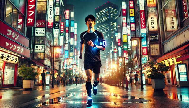 ランニングライトは100均