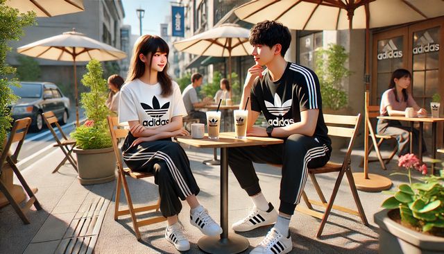 白Tシャツを使った定番スタイル