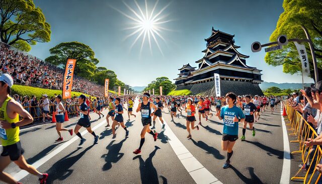 熊本城マラソン 難易度と参加環境の関係