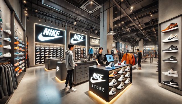 ナイキのマークが逆のデザインを理解する