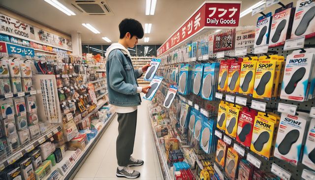 セブンイレブンに中敷き売ってる商品ラインナップ