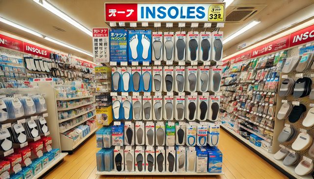 インソールはコンビニで手軽に買える種類と選び方