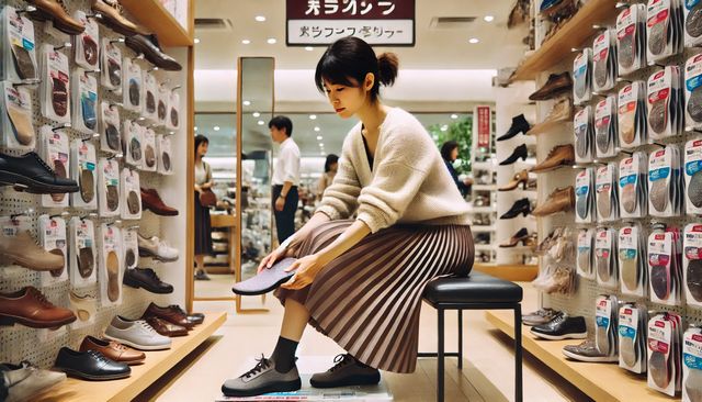 インソールでかかとを安定させる方法