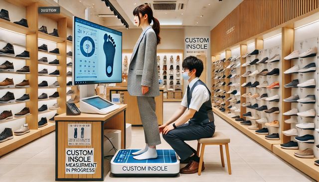 かかと重心でインソール