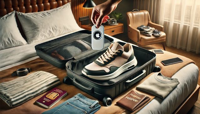 隠せるデザインで目立たないエアタグ活用術