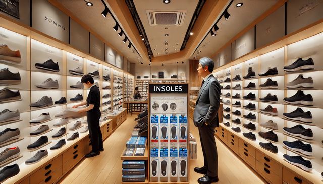 スニーカーの中敷きの布剥がれ