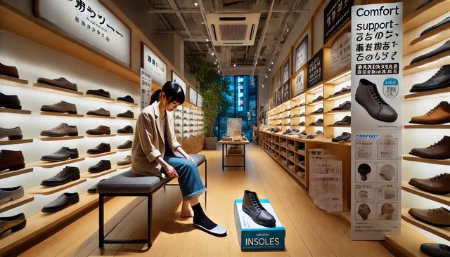 インソールを固定する方法は