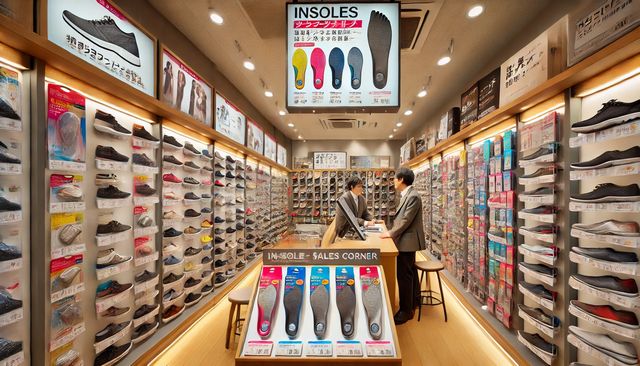 インソールと元の中敷き