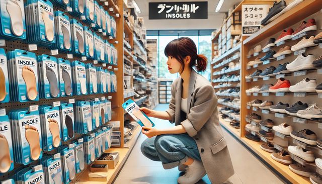 長時間歩いても疲れないインソール解説