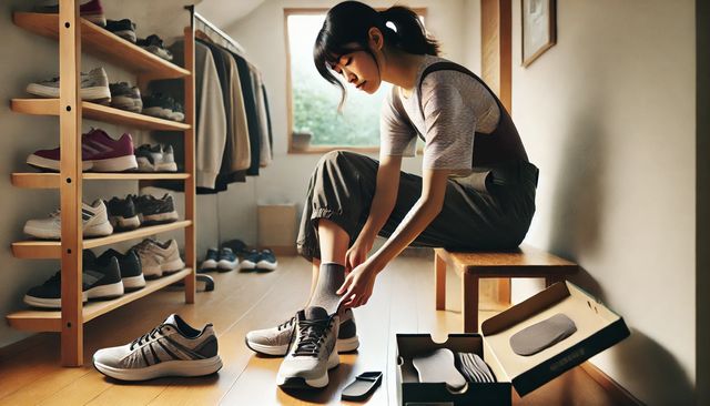 インソールが硬い