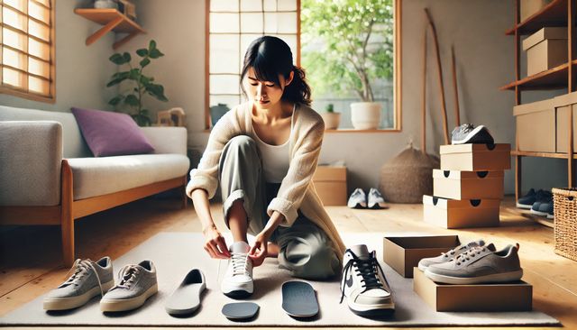 インソールを入れる場合の靴のサイズはどうしたらいいですか